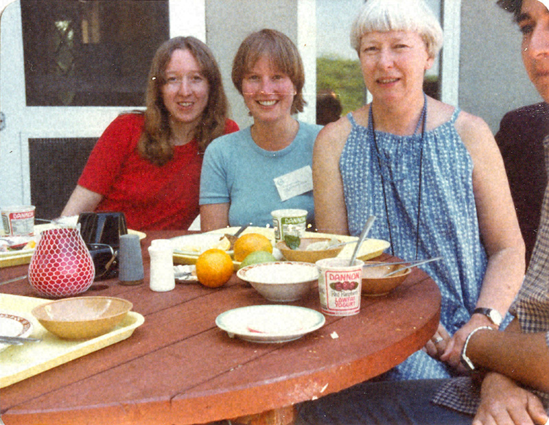 Marilyn Nugent Hillary Richards Naomi Datta 1980